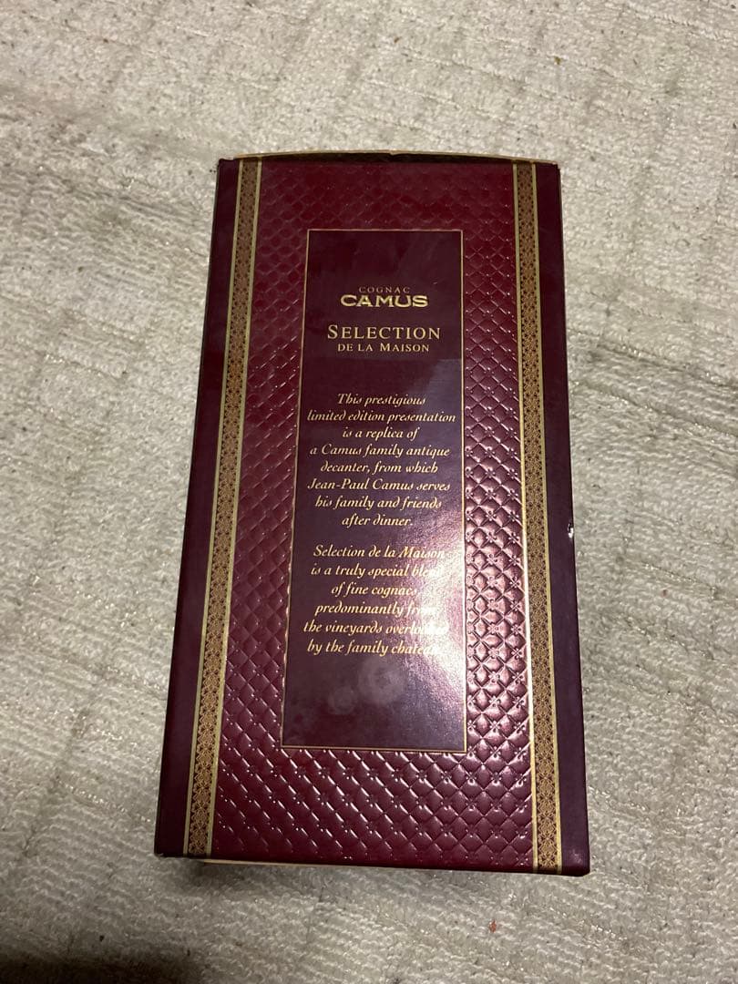 COGNAC・CAMUS。SELECTION。DE LA MAISON【新品】。