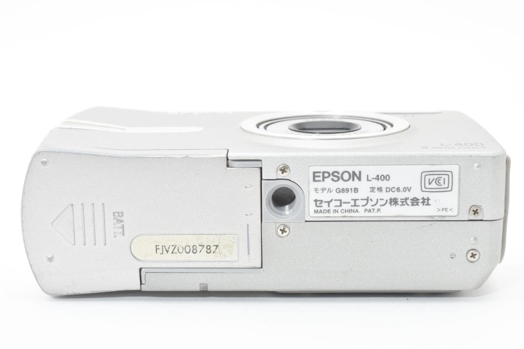 【通電確認済み】EPSON エプソン L-400 407万画素 コンデジ カメラ