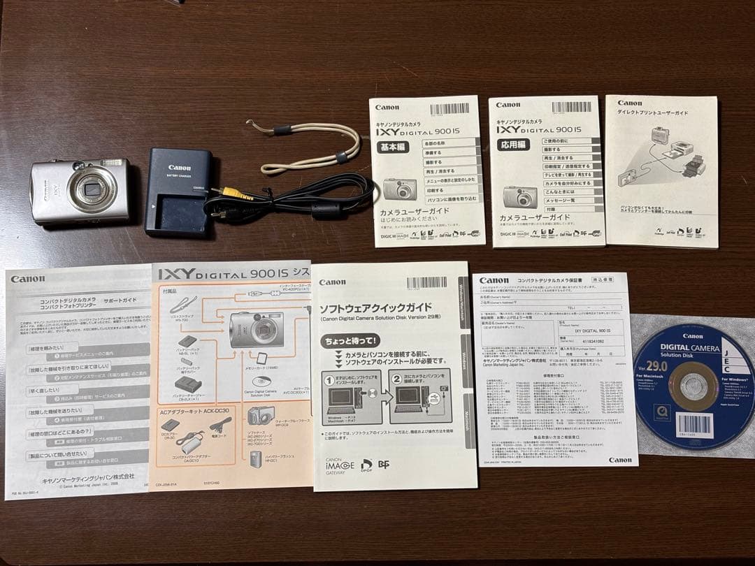 Canon IXY DIGITAL 900 IS ジャンク レンズエラー 欠品有