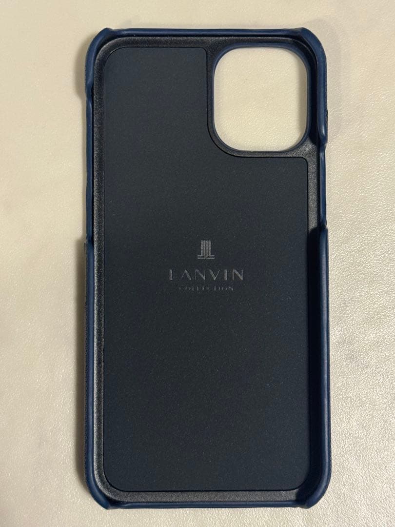 Apple iPhone 12 mini 青 LANVINケース付き！