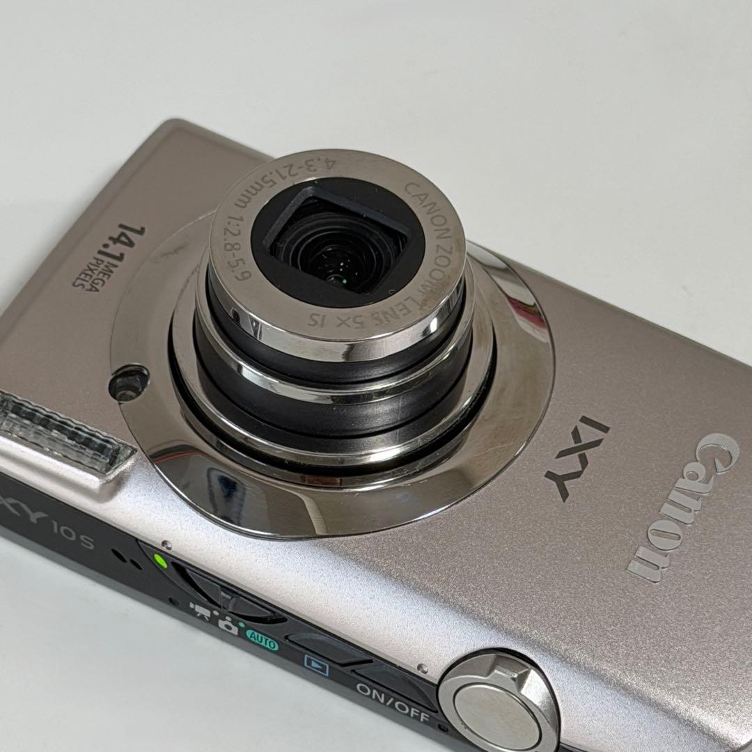 【超美品】Canon キャノン IXY 10S シルバー コンデジ 動作確認済