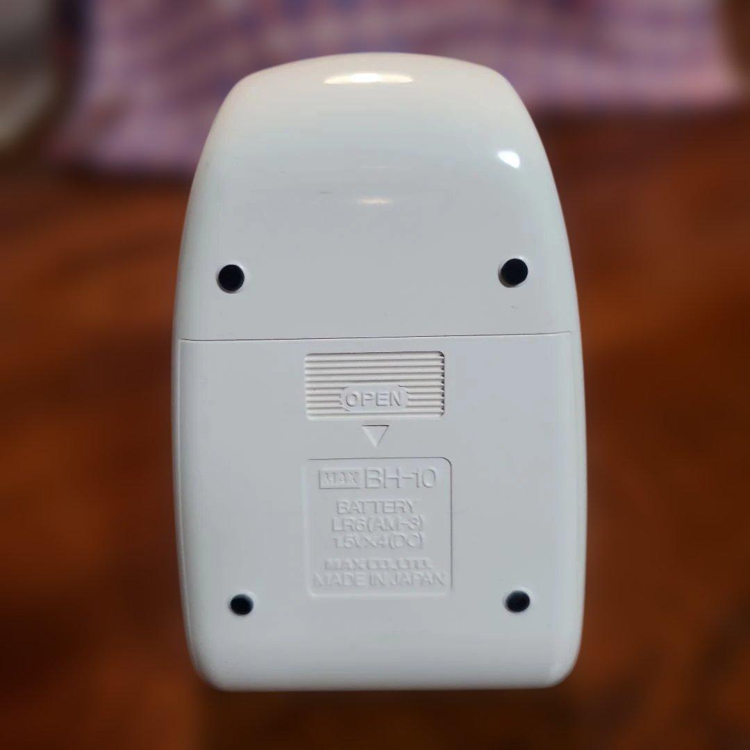 昭和の希少品 おむすび型がかわいい単三４個で使える「みんなのたあ坊」電動ホチキス