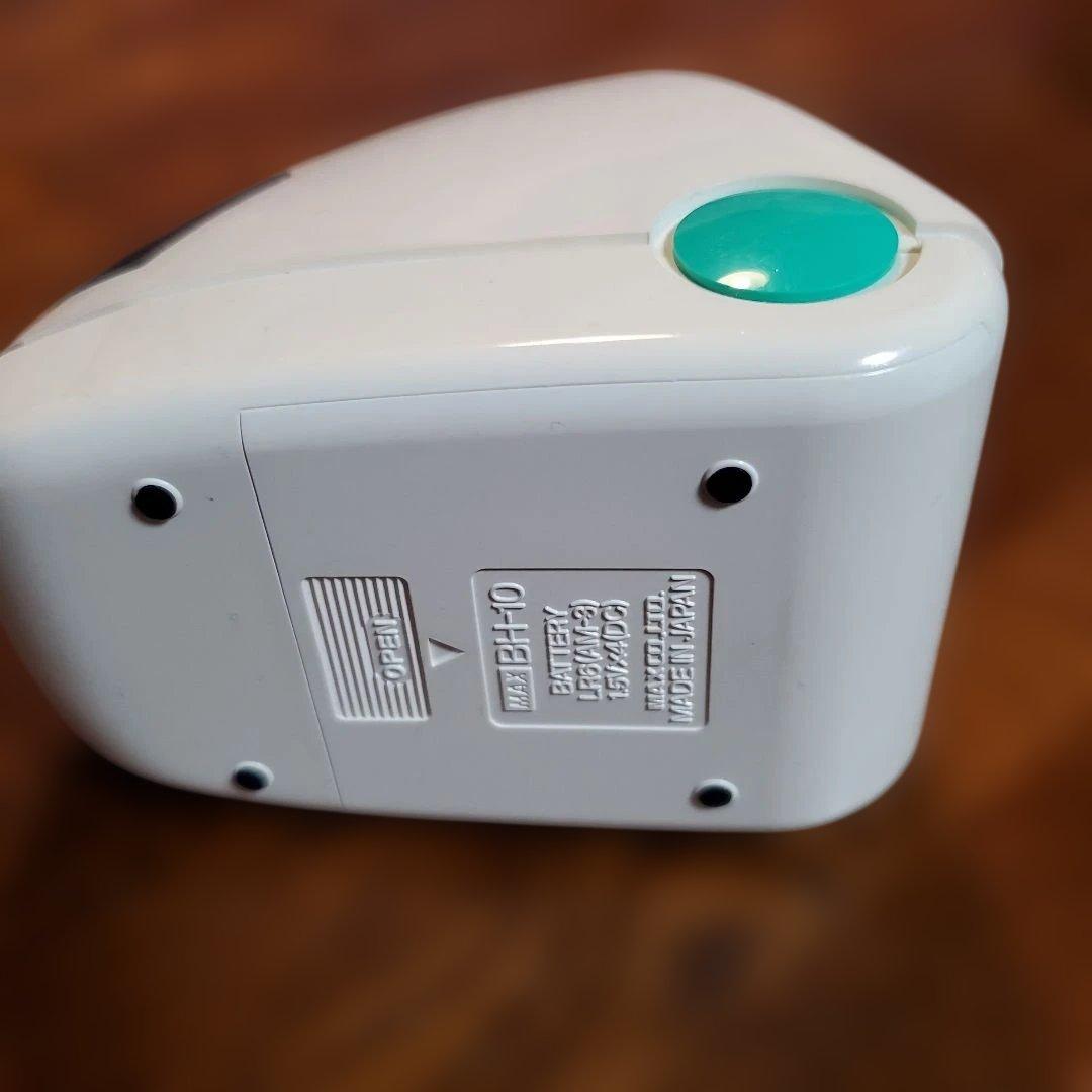 昭和の希少品 おむすび型がかわいい単三４個で使える「みんなのたあ坊」電動ホチキス
