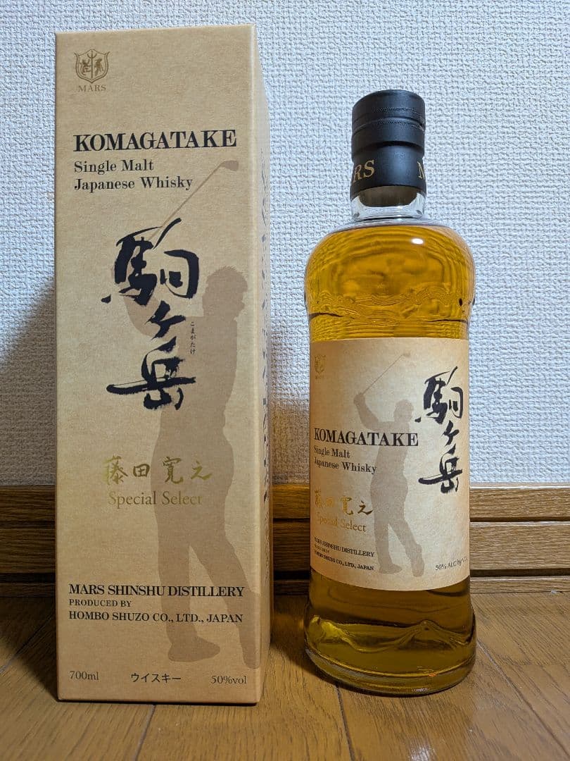 シングルモルト 駒ヶ岳 藤田寛之 Special Select　新品箱付き