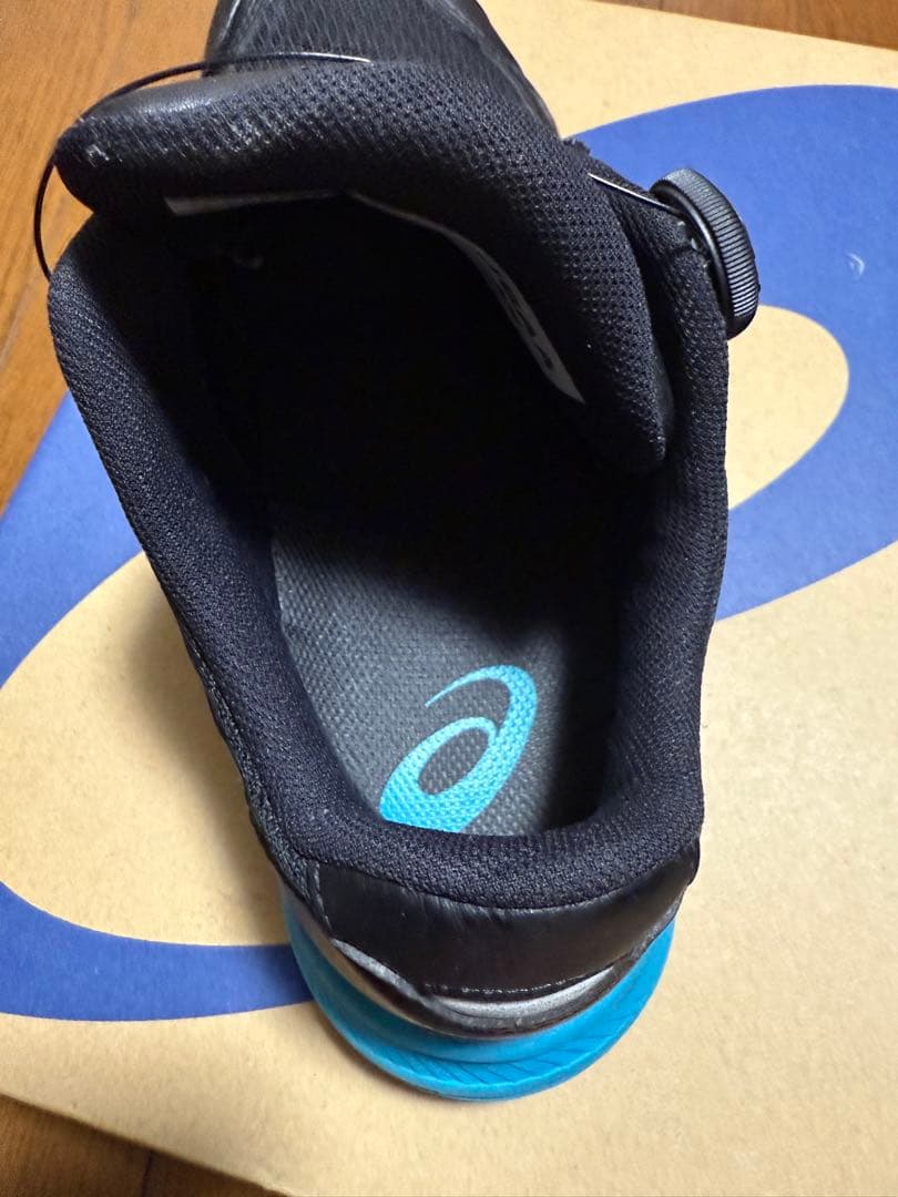 asics 安全靴 JSAA A級 25.5cm ブラック/ブルー