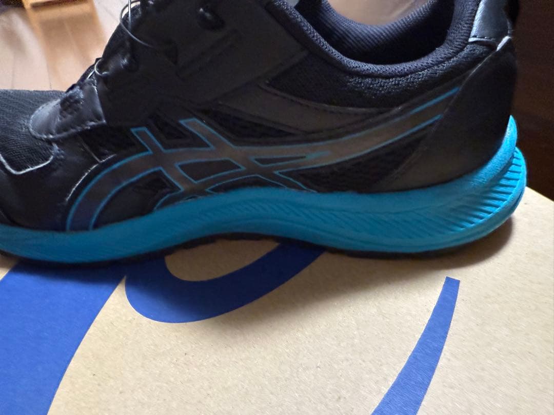 asics 安全靴 JSAA A級 25.5cm ブラック/ブルー