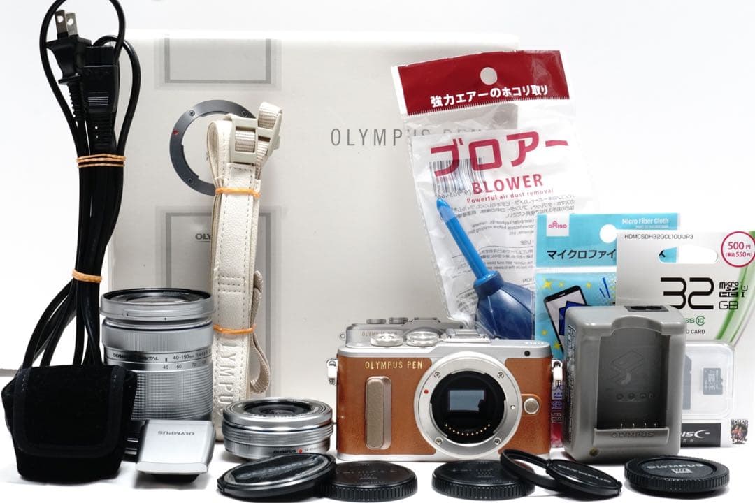 美品 ダブルレンズ Wi-Fi すぐ使える OLYMPUS PEN E-PL8