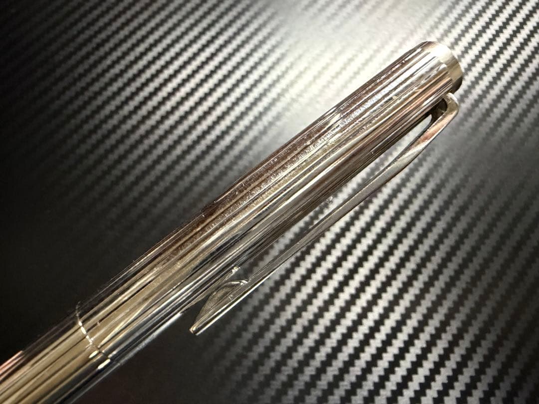 極美品 モンブラン ノブレスシルバー エボナイト芯 EF 極細字 万年筆