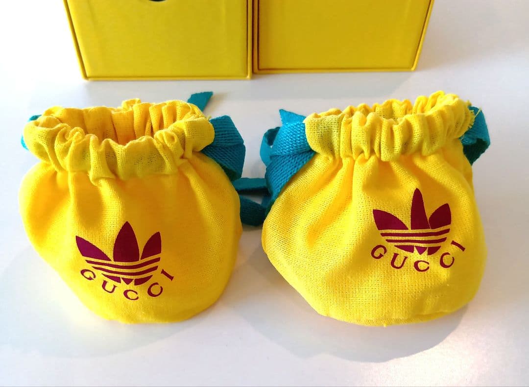 【 GUCCI × adidas 】巾着付きギフトBOX/2個セット◇匿名配送