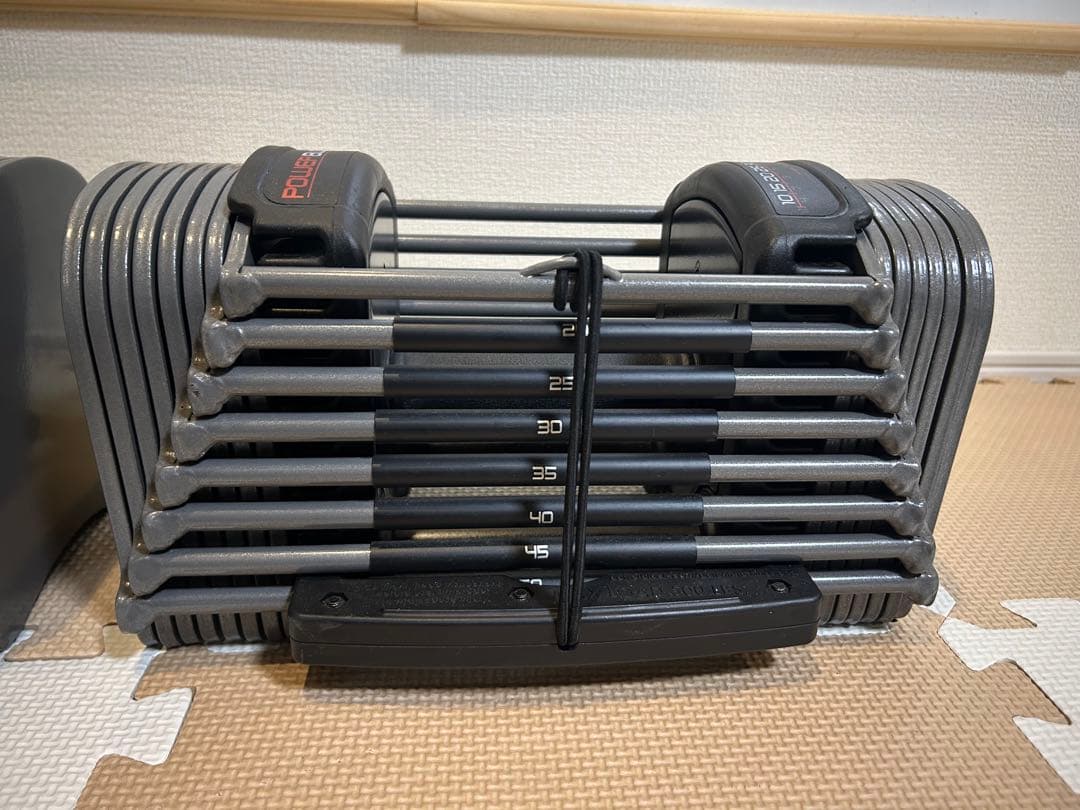 パワーブロック　ダンベル　ペア　可変式　22キロ　中古　美品