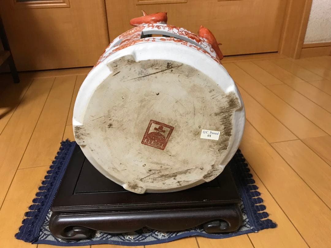 陶器製鳥カゴ 中国製　香港購入