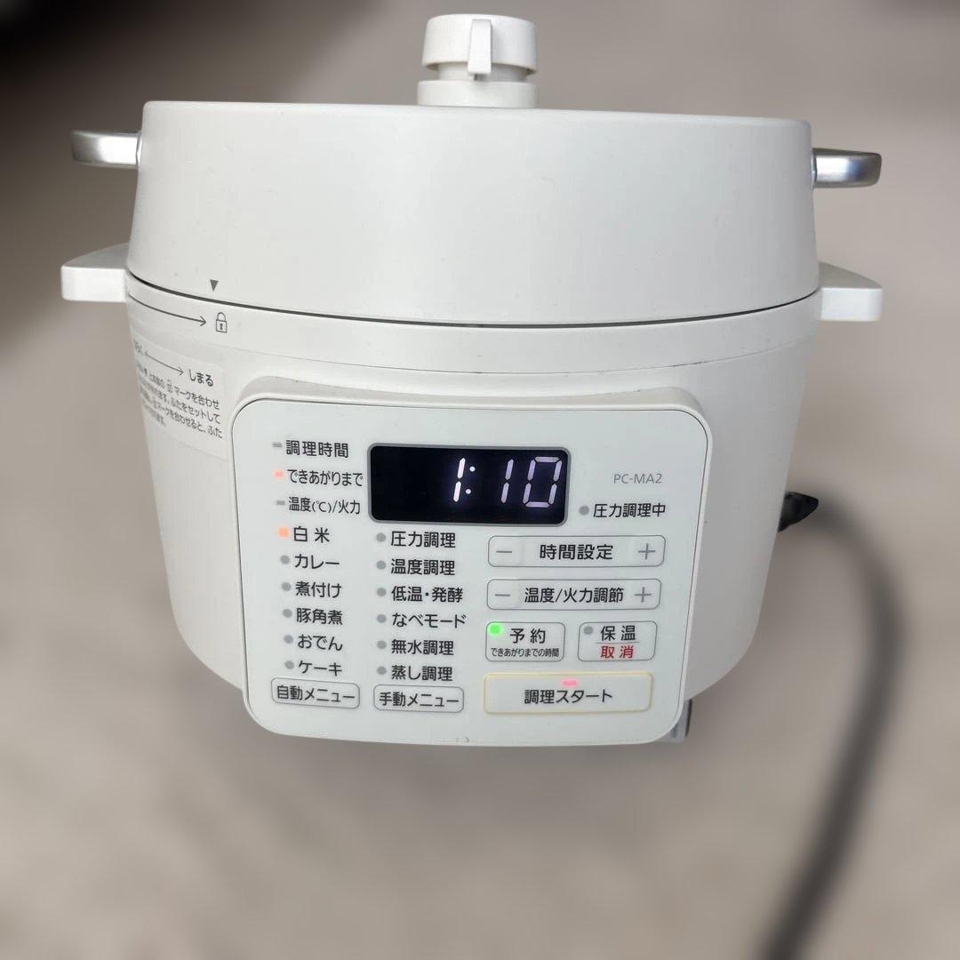 電気圧力鍋 PC-MA2 レシピブック付き、IRISOHYAMA