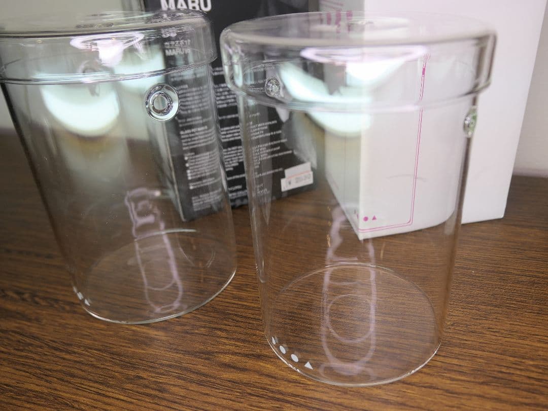 DOOA ガラスポット maru95 2個セット