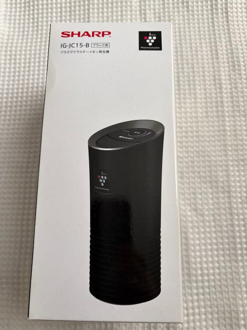 SHARP プラズマクラスターイオン発生器　IG-JC15-B ブラック系
