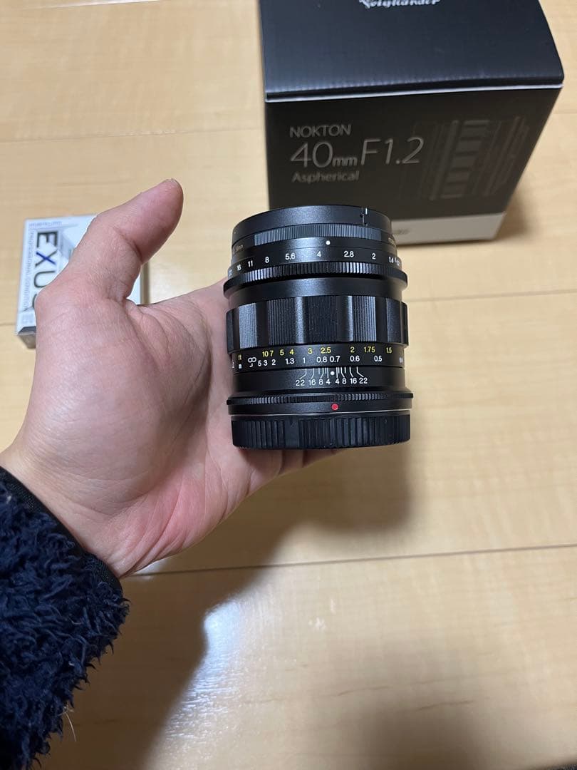 [ほぼ新品]Voigtländer NOKTON 40mm F1.2 レンズ