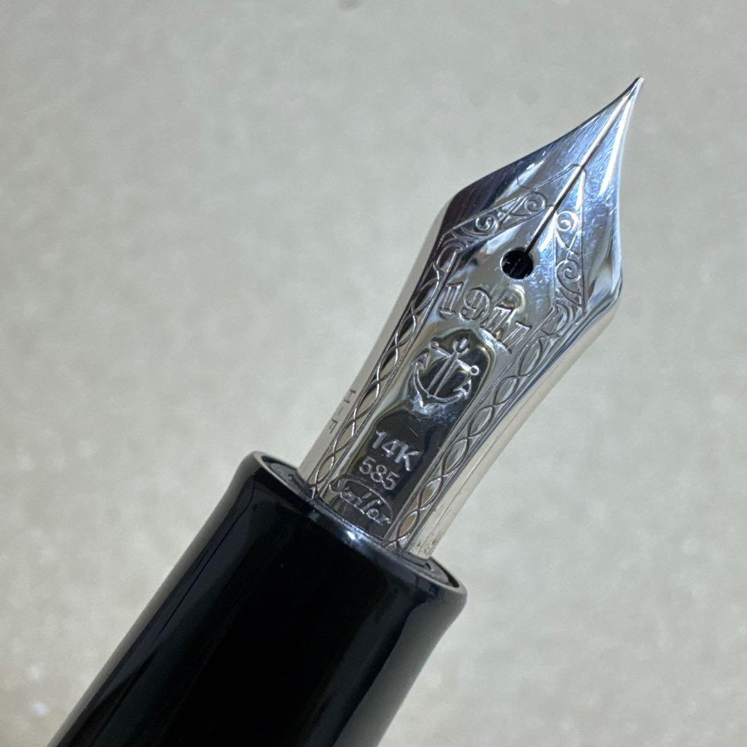 新品 廃盤 SAILOR セーラー 万年筆 プロフィット スタンダード F 銀
