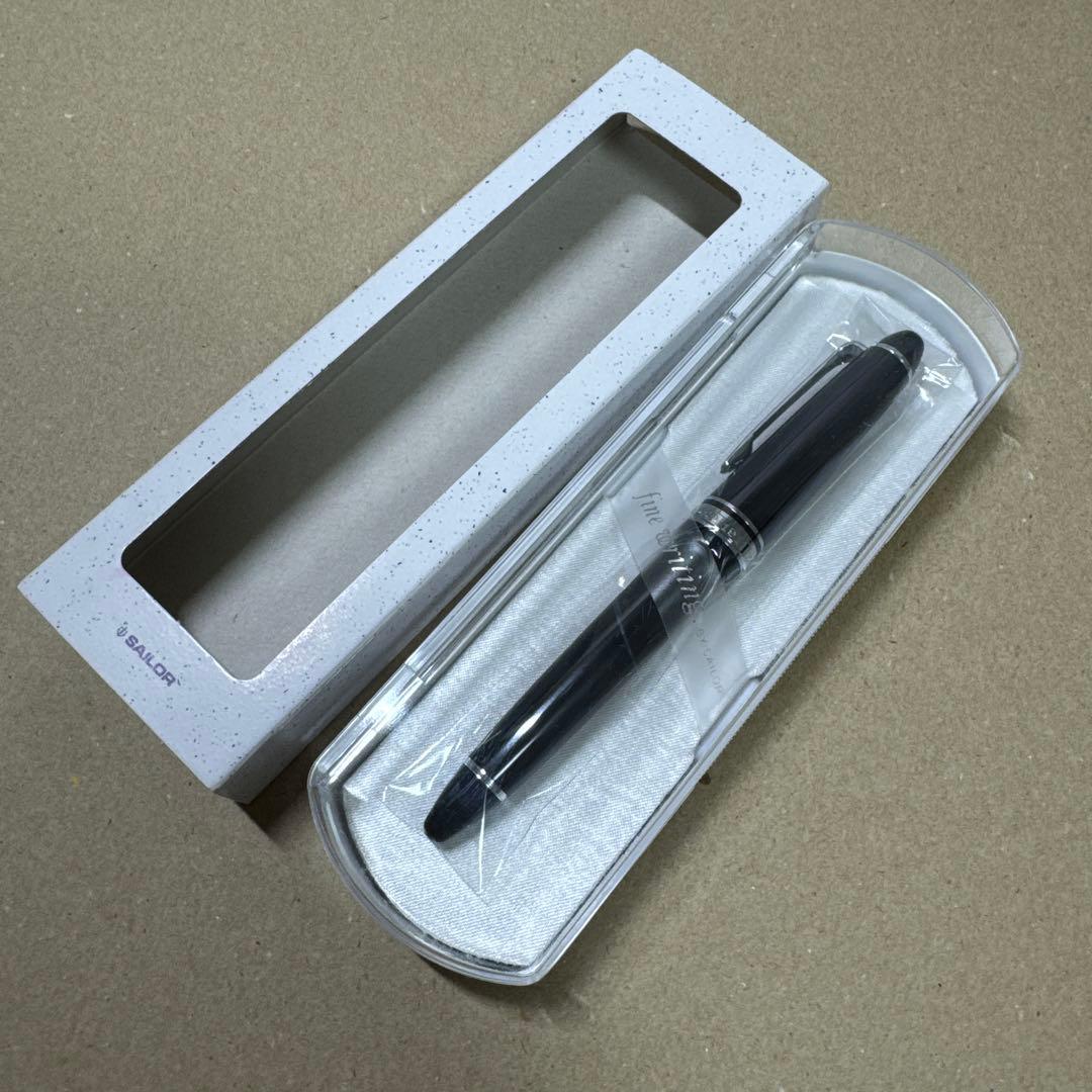 新品 廃盤 SAILOR セーラー 万年筆 プロフィット スタンダード F 銀
