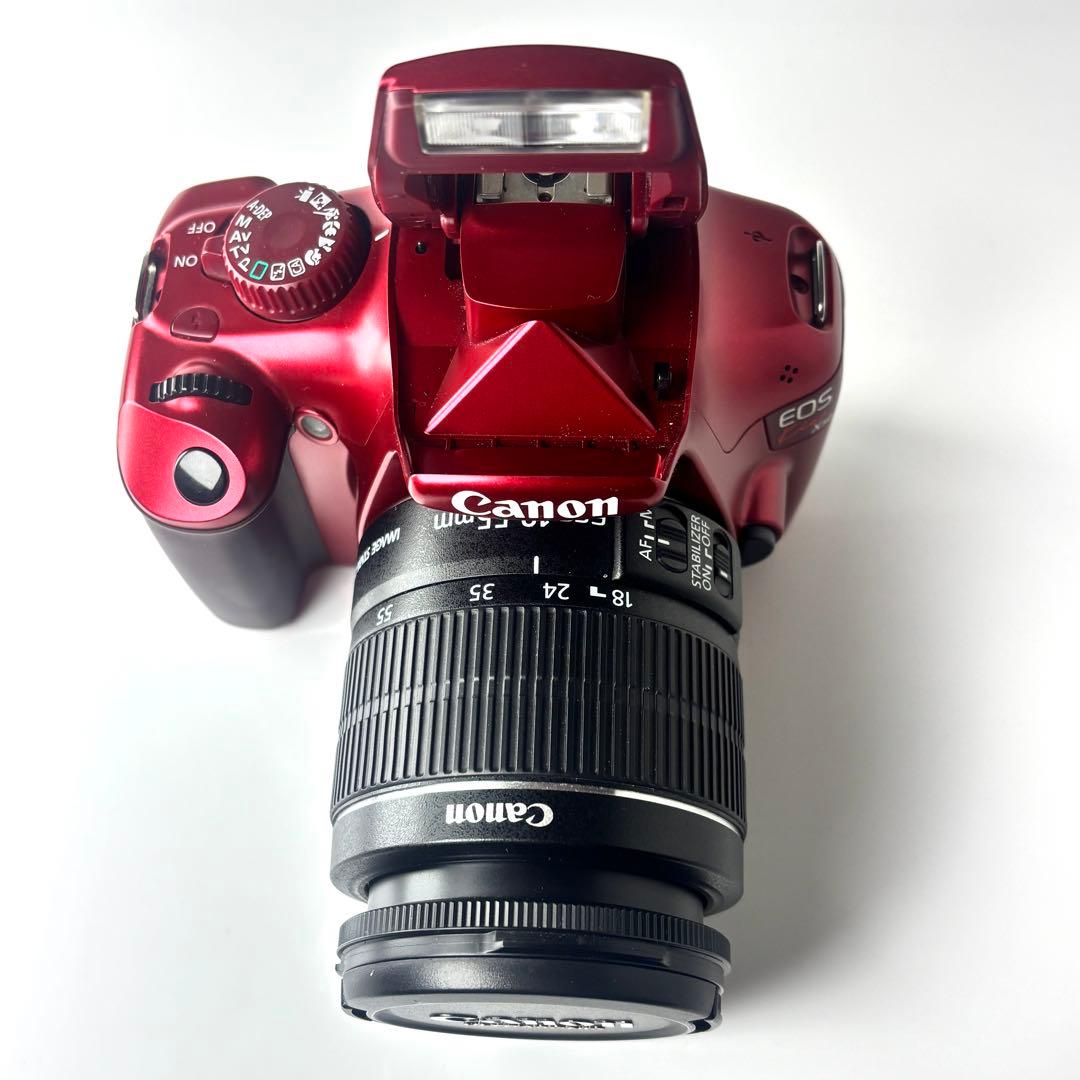 ✨すぐ使えます✨Canon EOS Kiss X50 ワインレッド 付属品セット