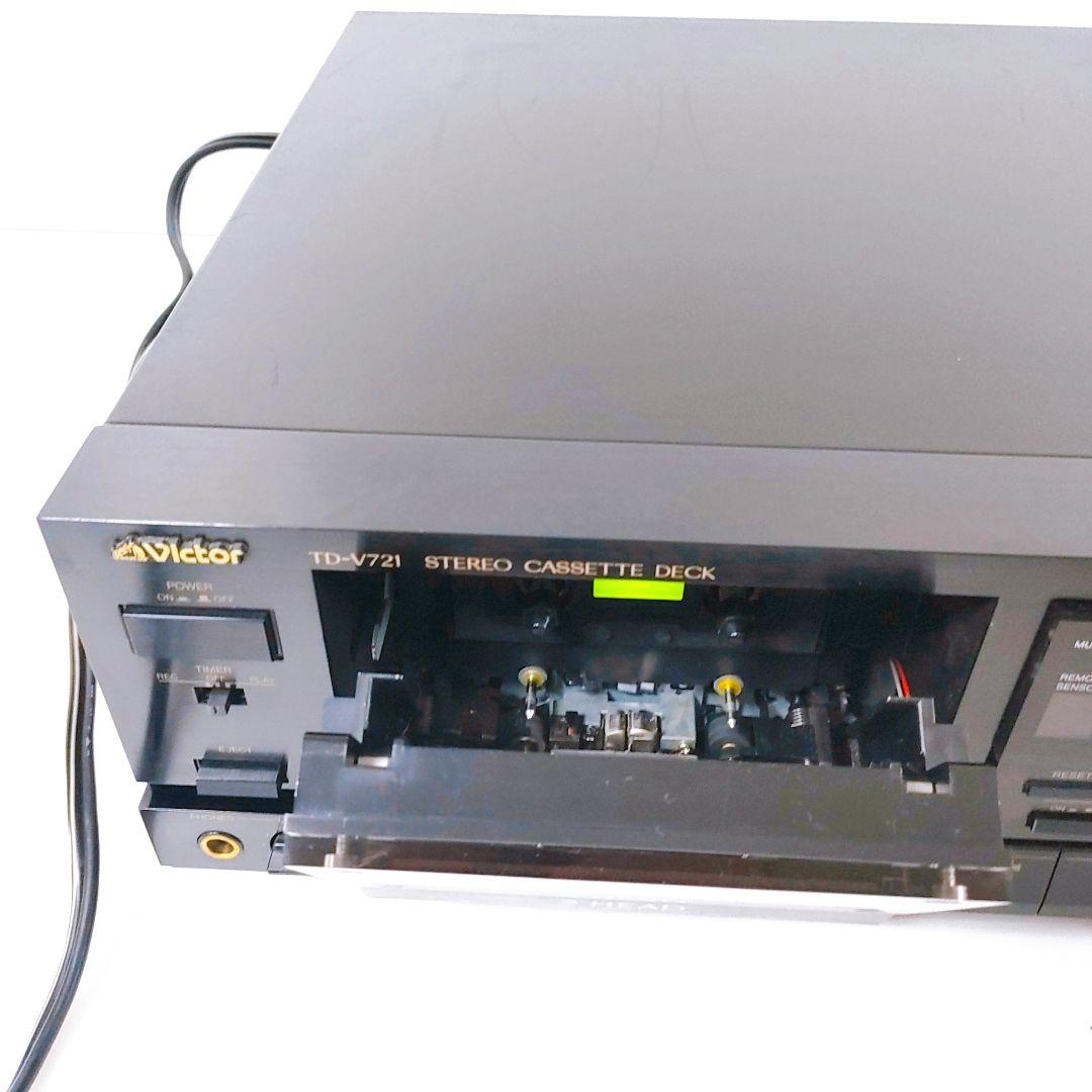 【完動品】Victor ビクター カセットデッキ TD-V721
