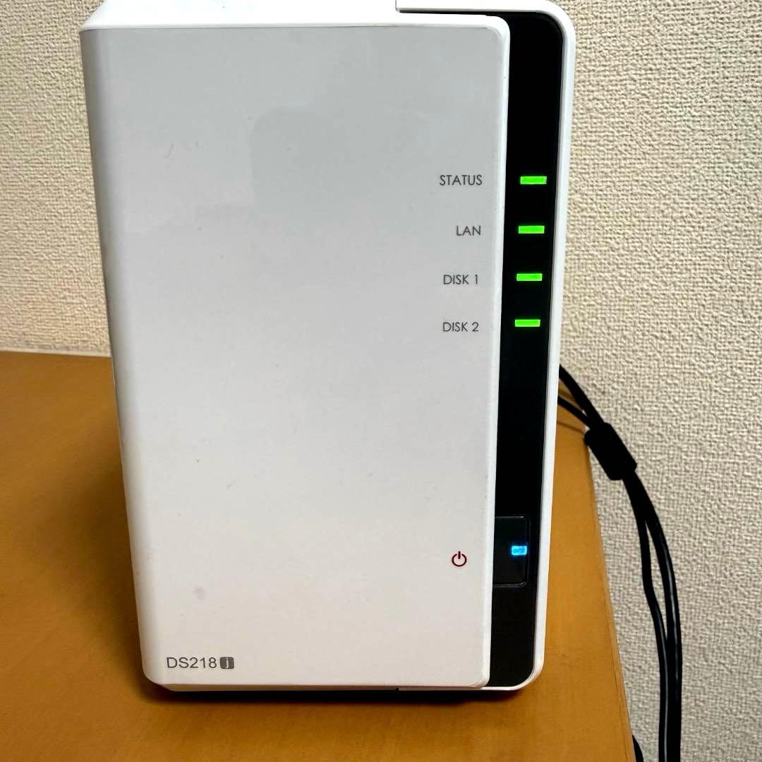 Synology NAS DS218j HDD WD30EFRX 3TB✖︎２台
