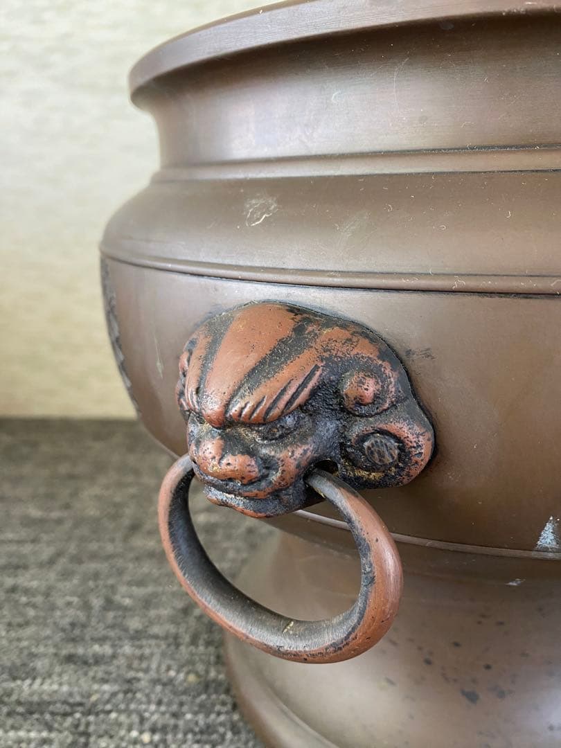 火鉢　銅製　真鍮　骨董