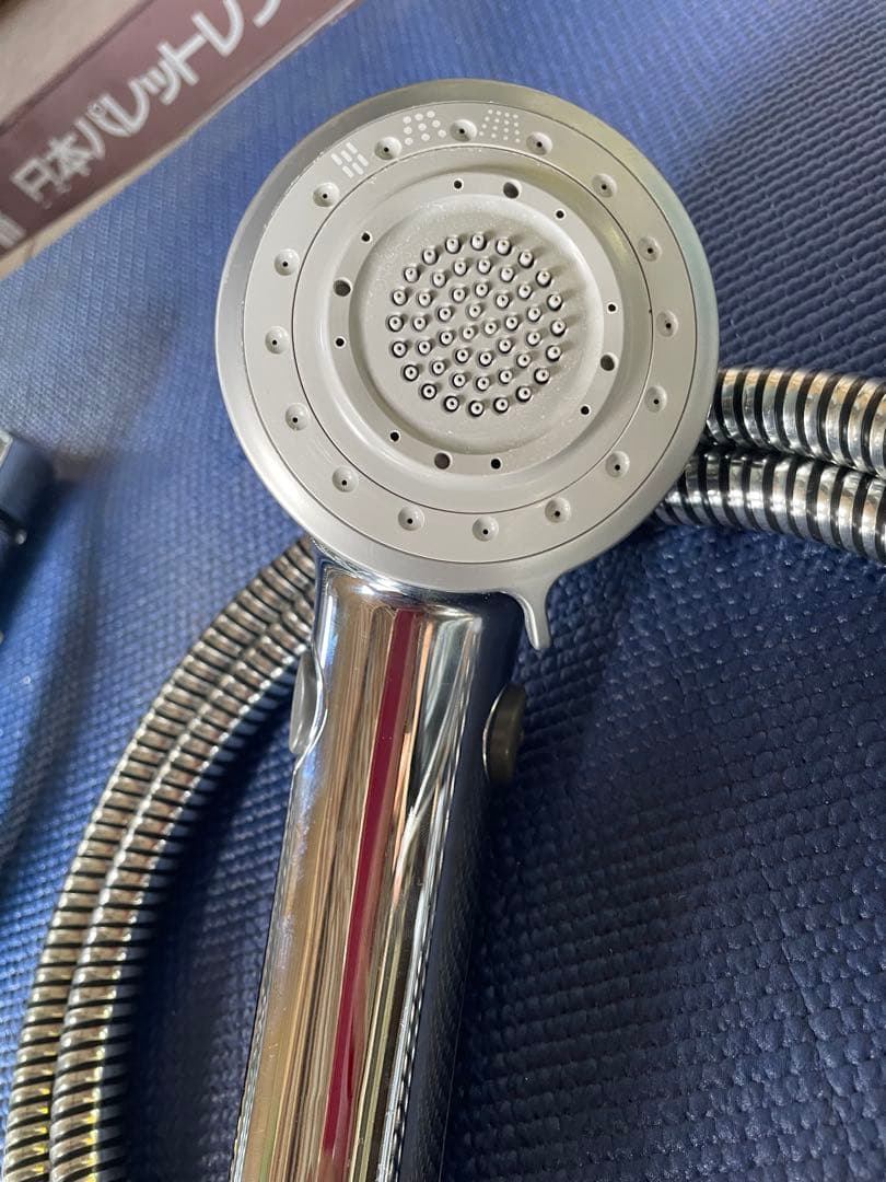 LIXIL メタル製シャワーヘッド スイッチ付き