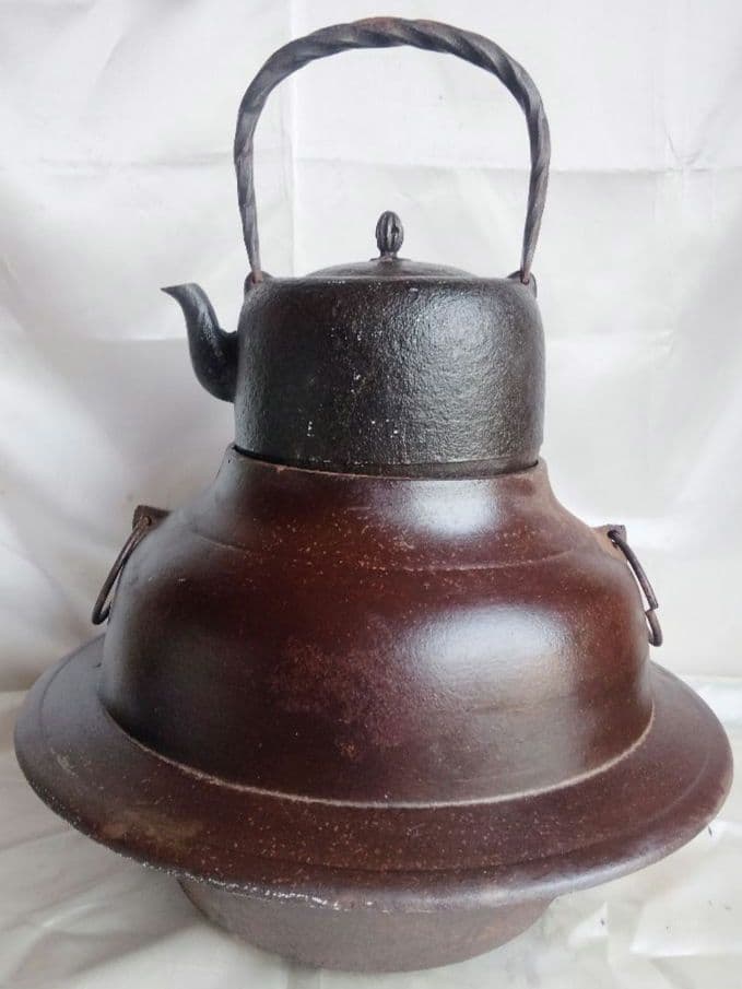 アンティーク　茶釜　鉄瓶　茶道具