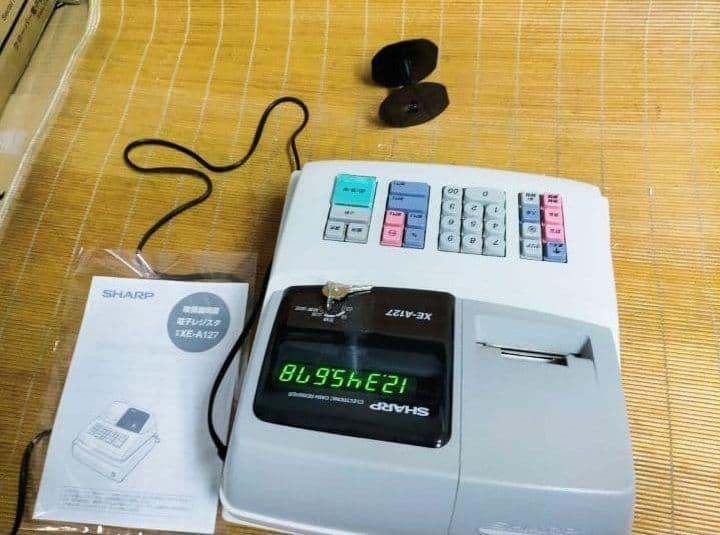 シャープレジスター　XE-A127　簡単便利特殊　送料込　033330