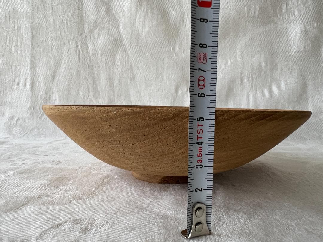 木の器　径約18.5cm　木工作家佐古馨