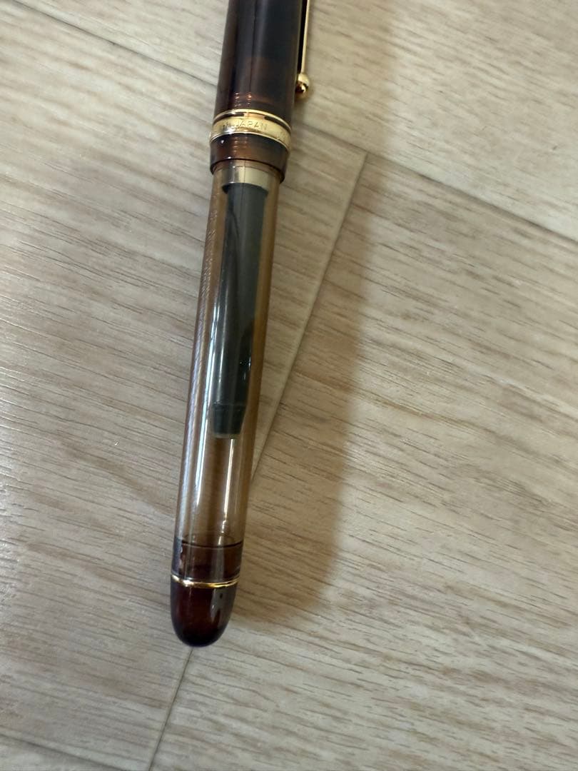 パイロットカスタム 74 PILOT CUSTOM 74 万年筆 クリアブラウン