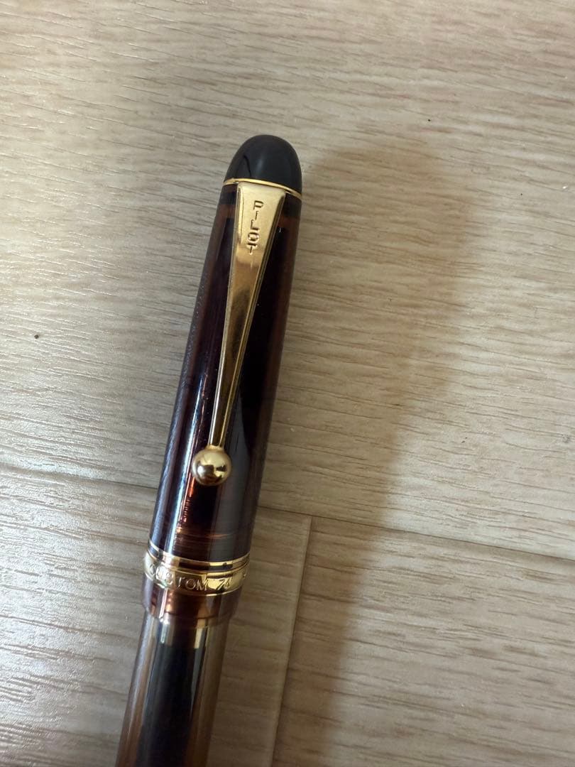 パイロットカスタム 74 PILOT CUSTOM 74 万年筆 クリアブラウン