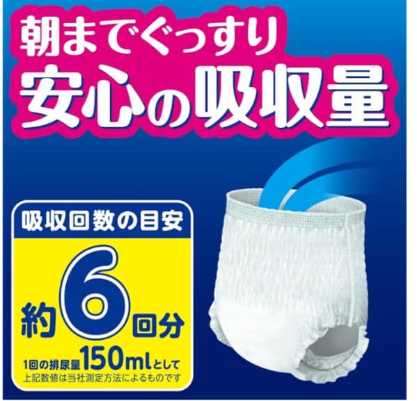 箱未開封　アテント 夜1枚安心パンツ M 　大容量900cc吸収 　 ✕6パック