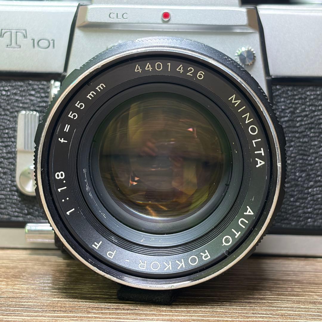 動作確認済 MINOLTA SRT101 + ROKKOR 55mm F1.8