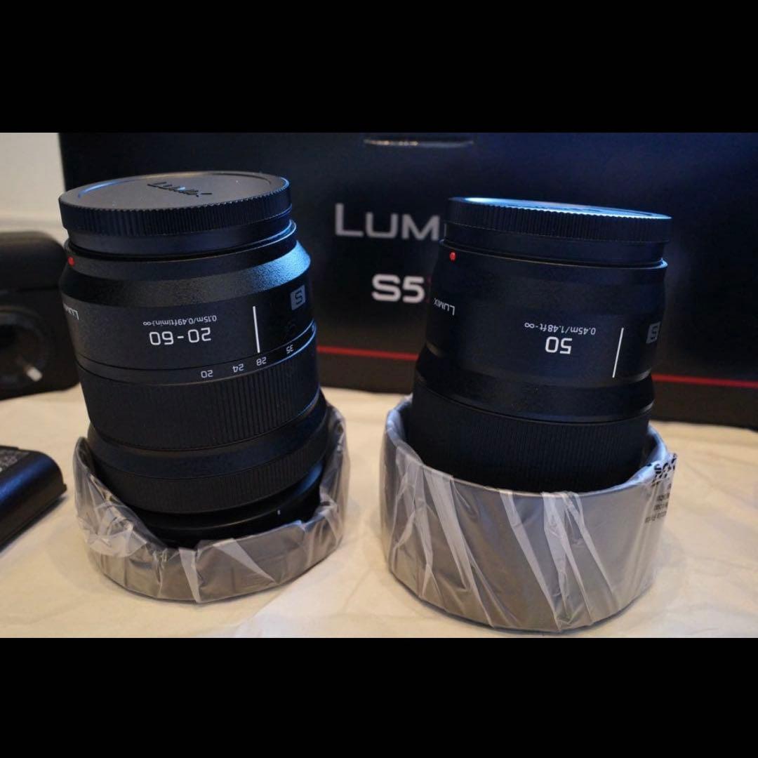 LUMIX S5 II ミラーレスカメラ 本体とレンズ2本