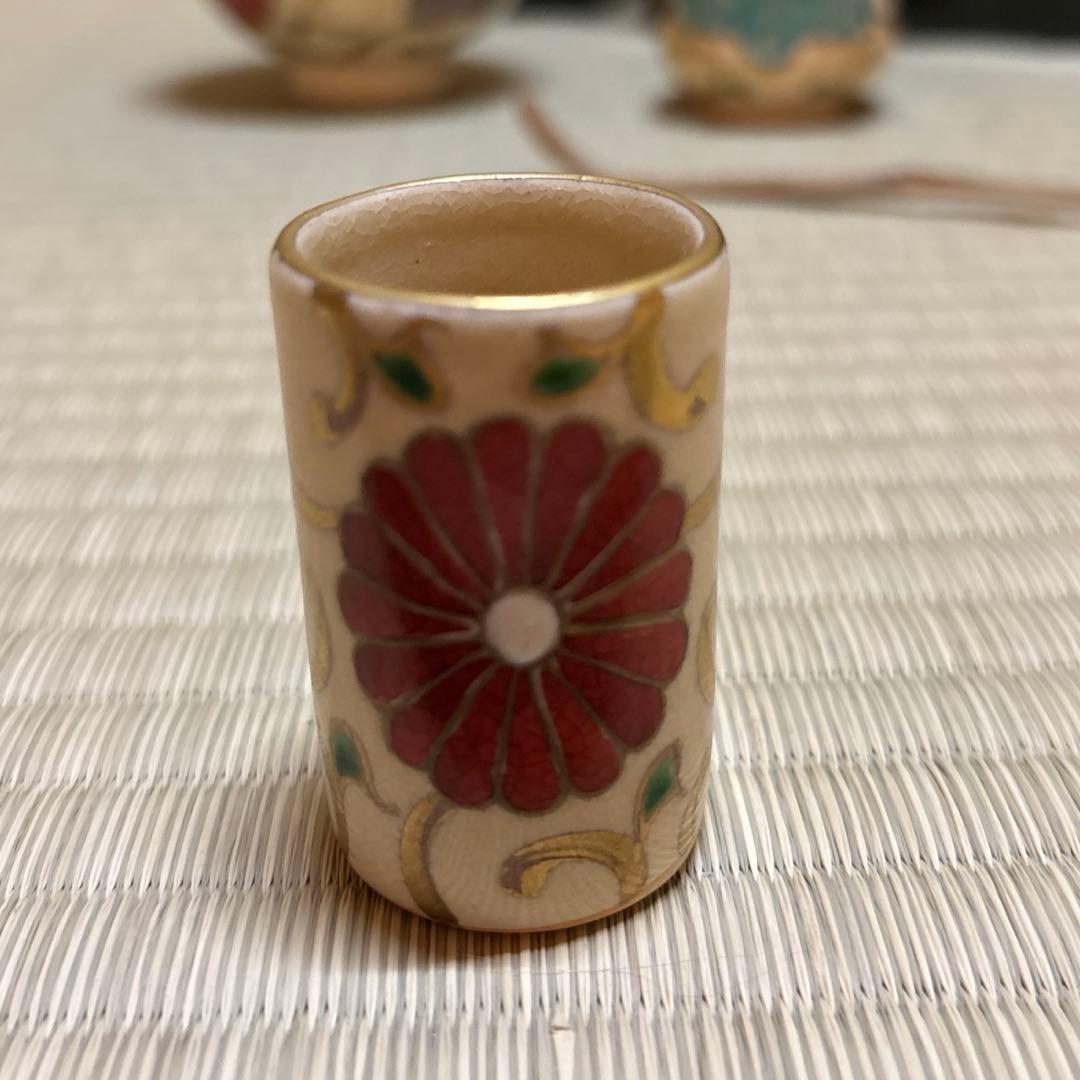 利休茶箱　木製黒漆塗　茶箱7点セット 茶器揃え 茶道具