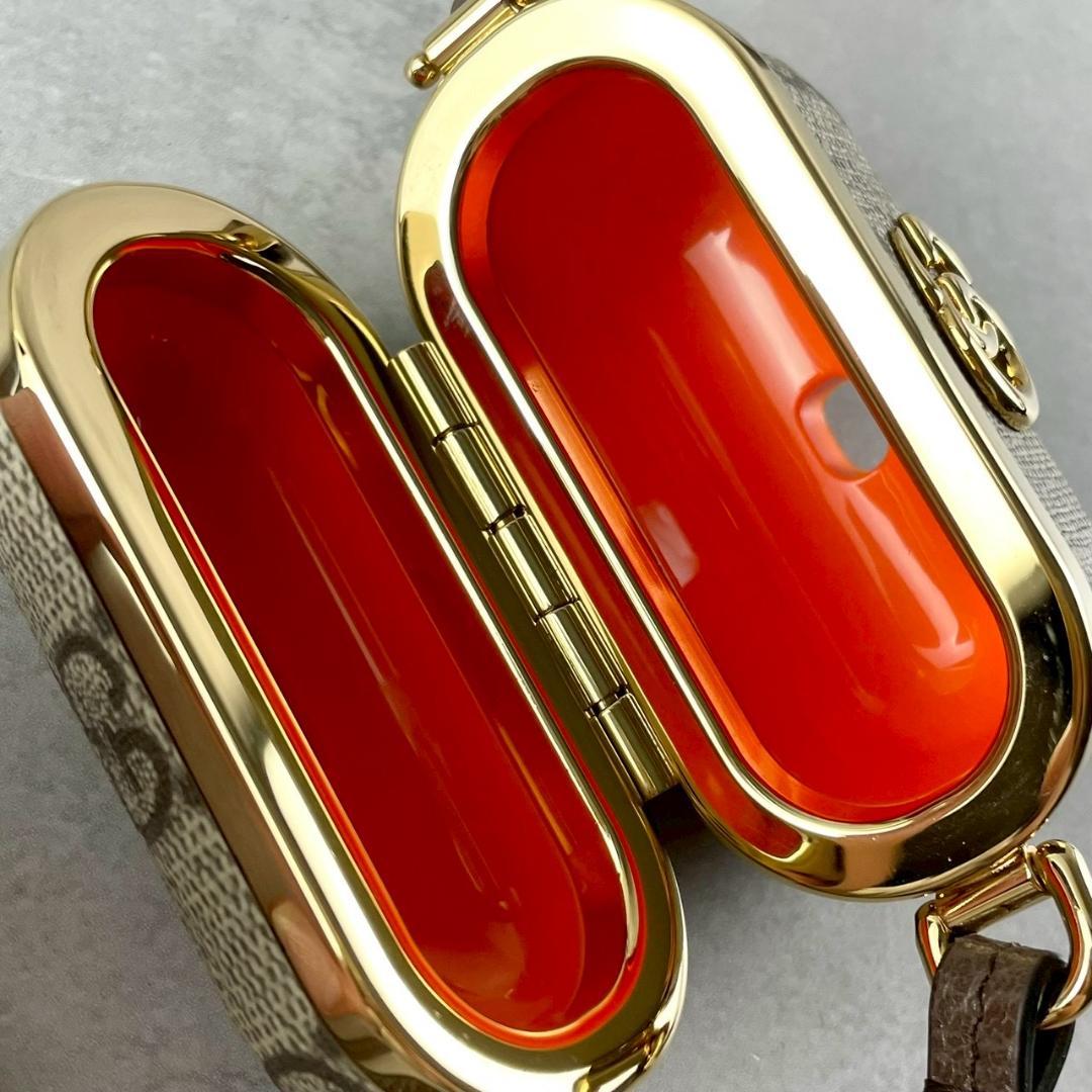 未使用級 GUCCI グッチ GGマーモント エアポッズProケース GG柄
