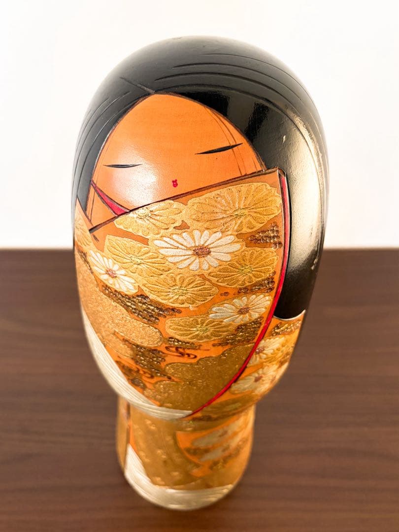 関口 としお Toshio 創作 こけし kokeshi doll 美しい 骨董