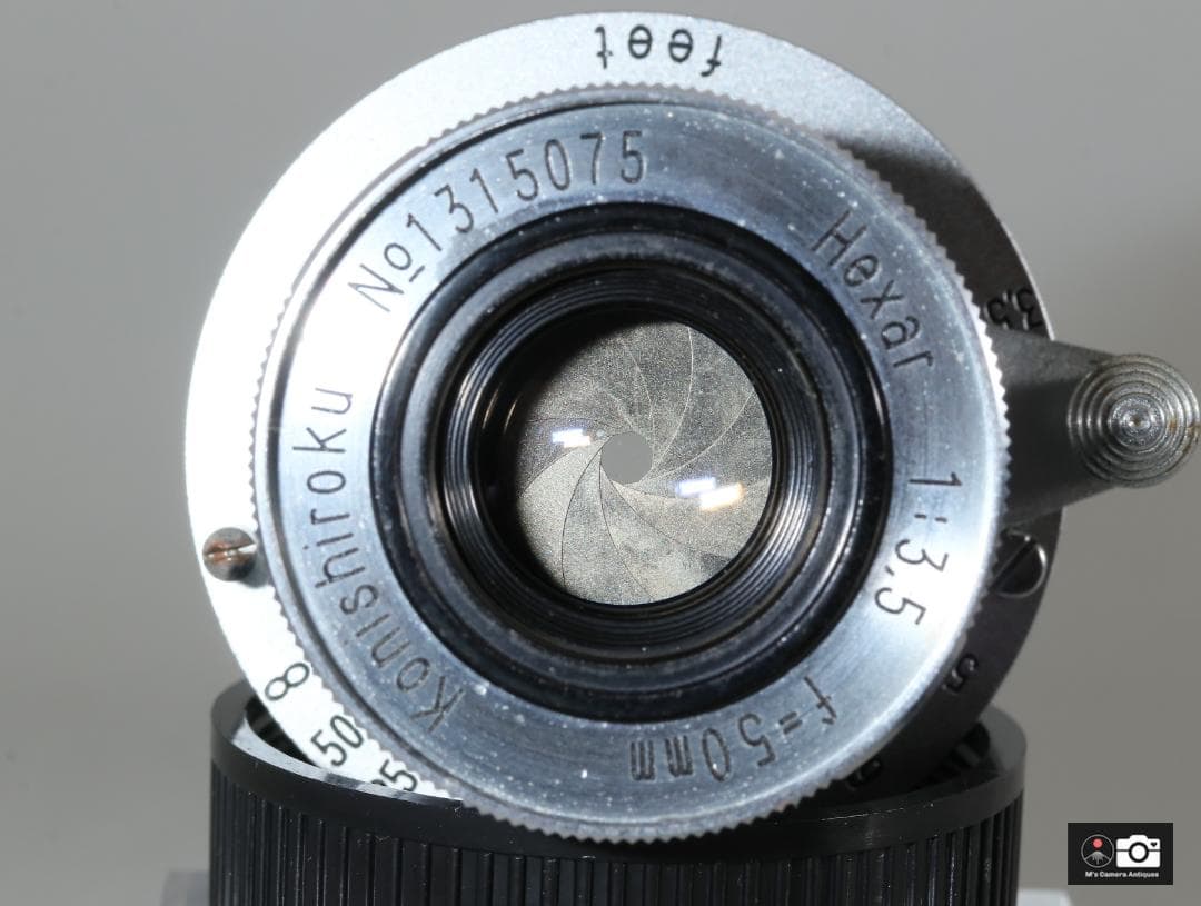 実用良品 小西六 Hexer 50mm F/3.5 Ｌ３９レンズ,フード付整備済