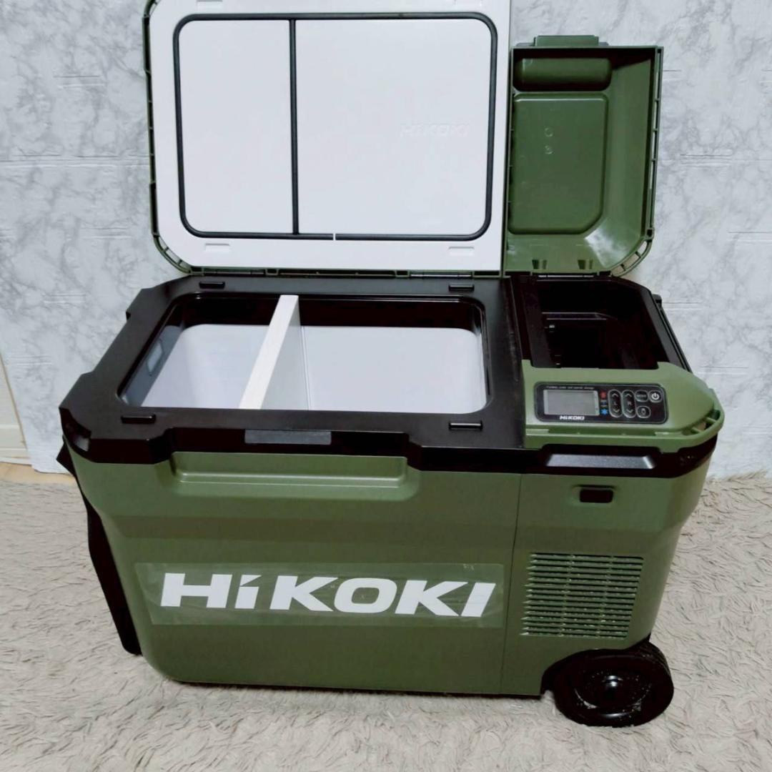 極美品 HiKOKI コードレス冷温庫　UL18DB アグレッシブグリーン