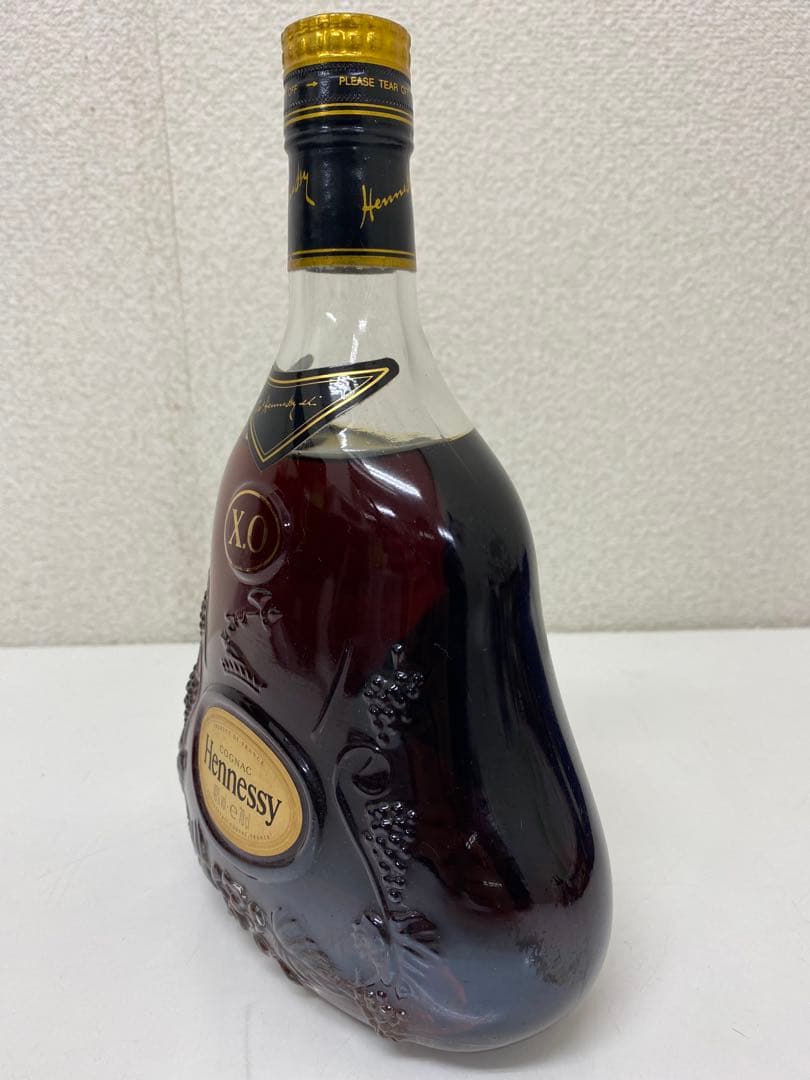 3-3414 Hennessy XO 金キャップ クリアボトル 700ml