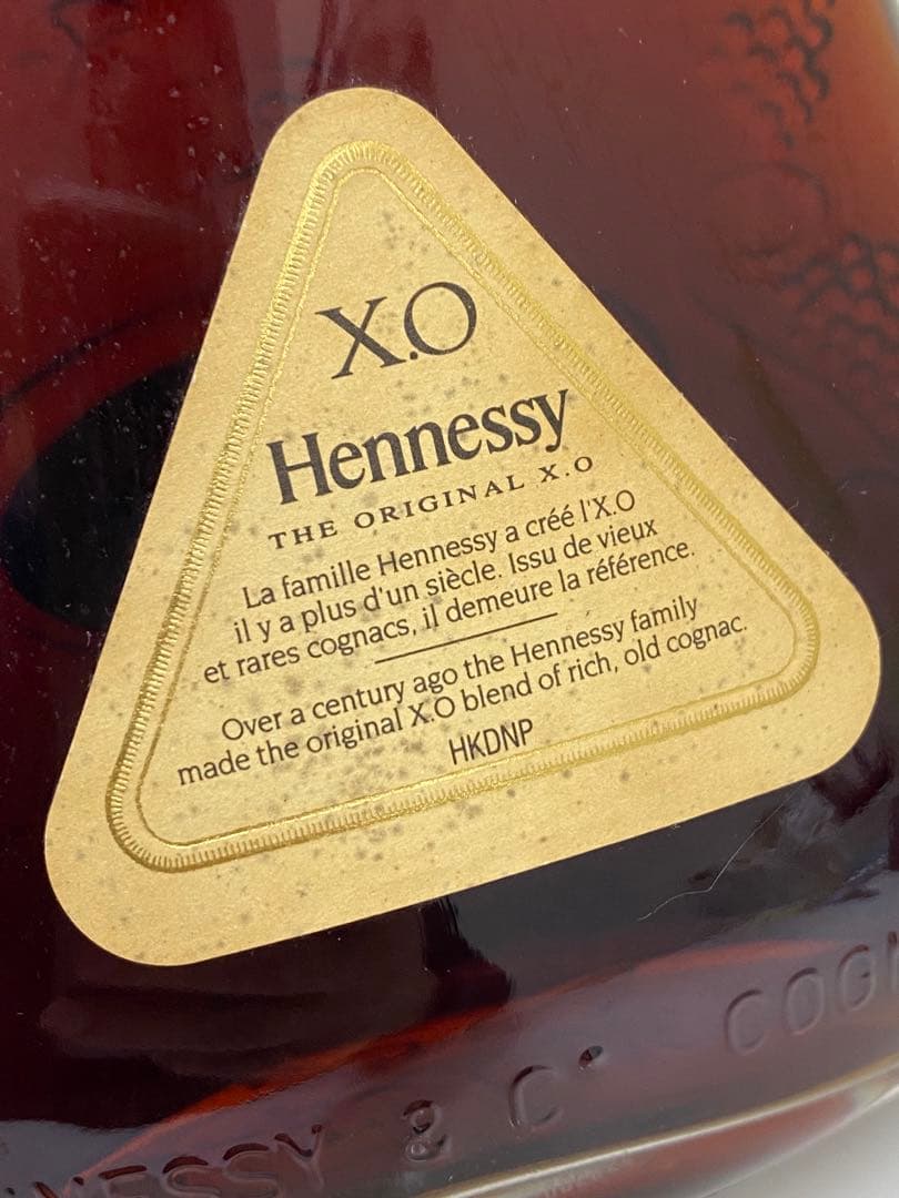 3-3414 Hennessy XO 金キャップ クリアボトル 700ml