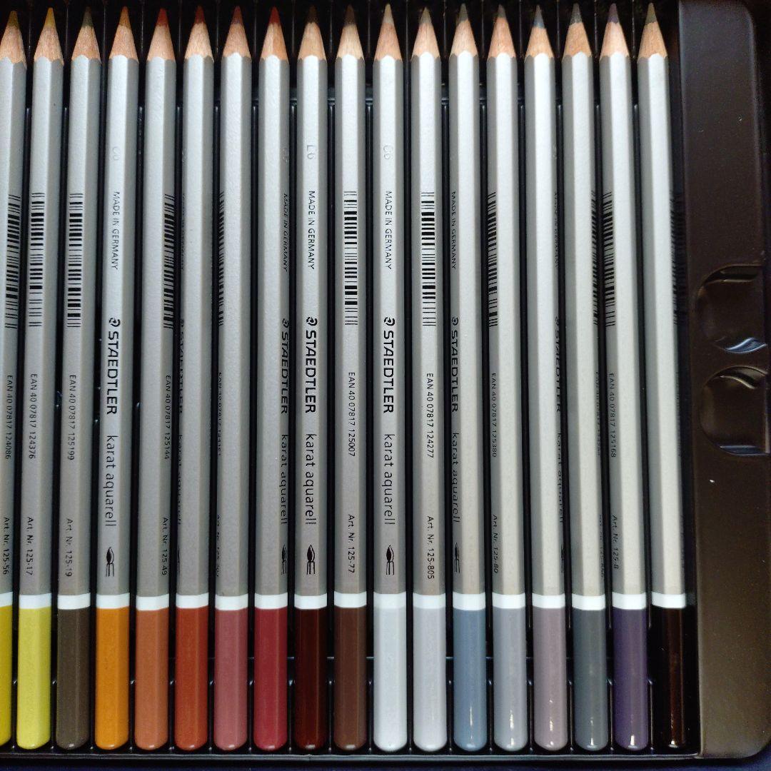 STAEDTLER karat aquarell 水彩色鉛筆　60色　高級色鉛筆