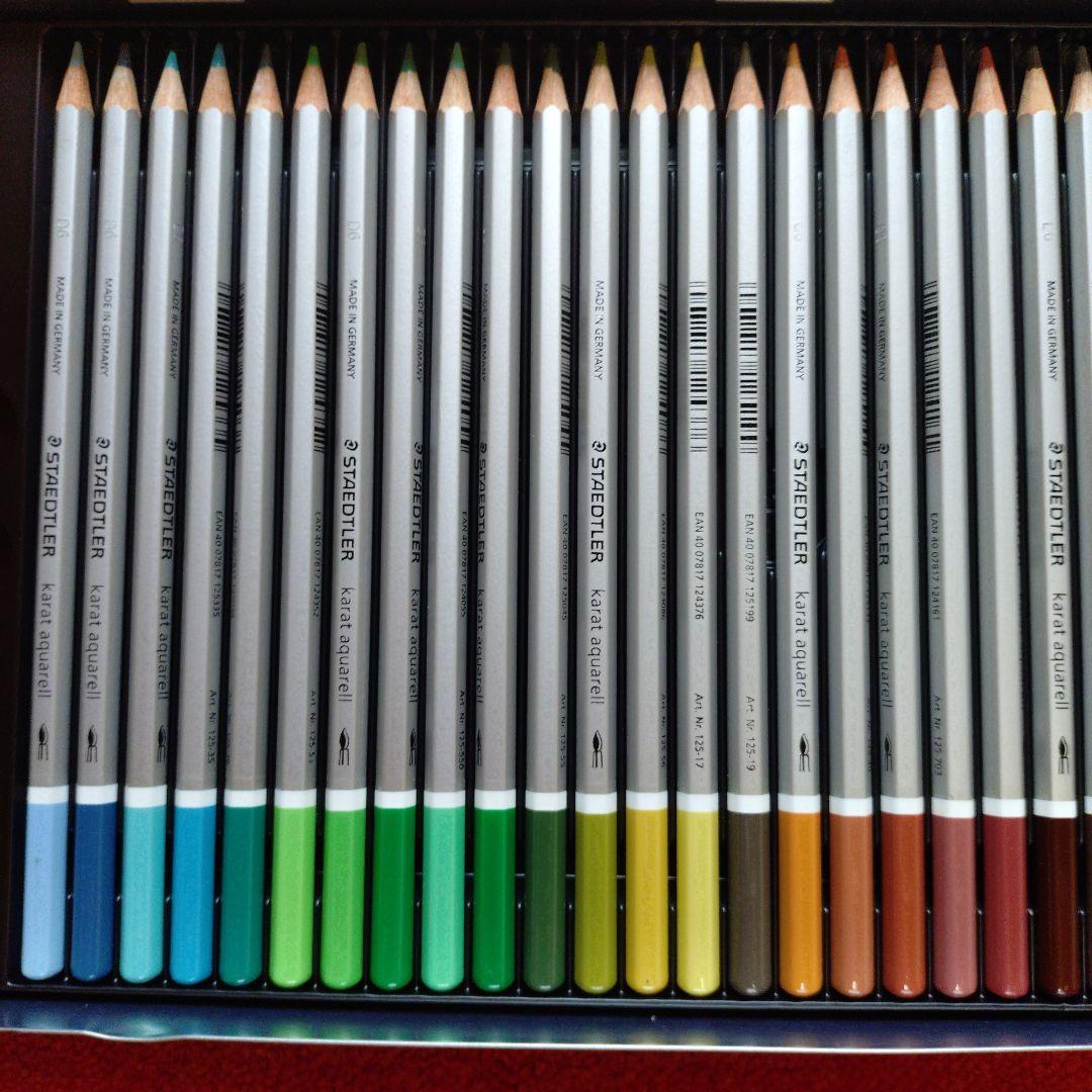 STAEDTLER karat aquarell 水彩色鉛筆　60色　高級色鉛筆