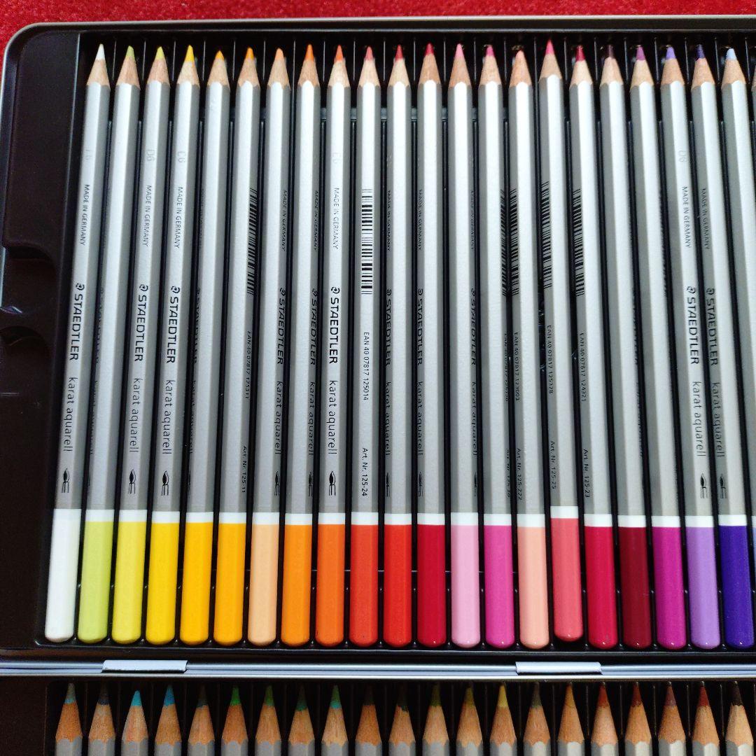 STAEDTLER karat aquarell 水彩色鉛筆　60色　高級色鉛筆