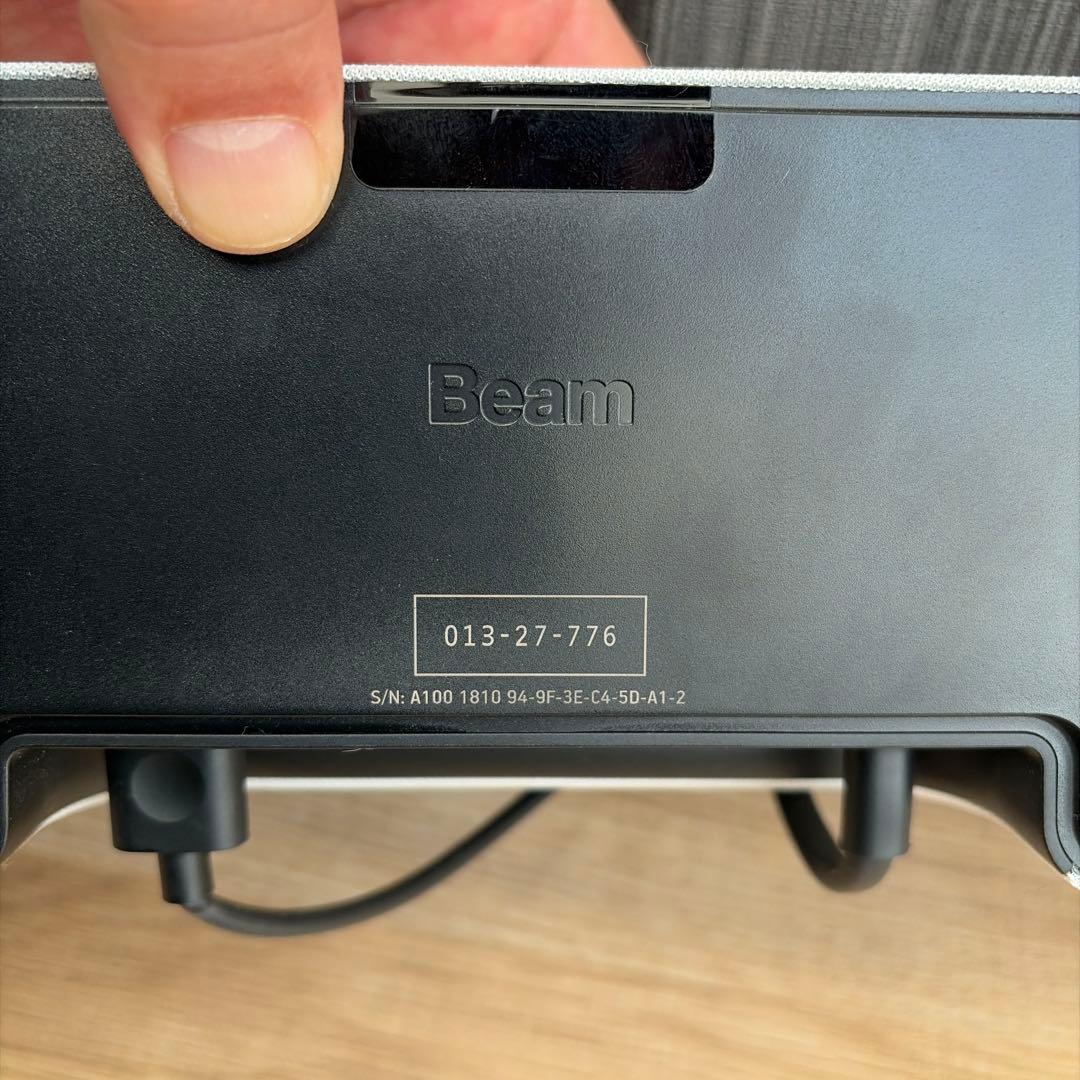 美品 Sonos サウンドバー SONOS Beam Gen1 ホワイト