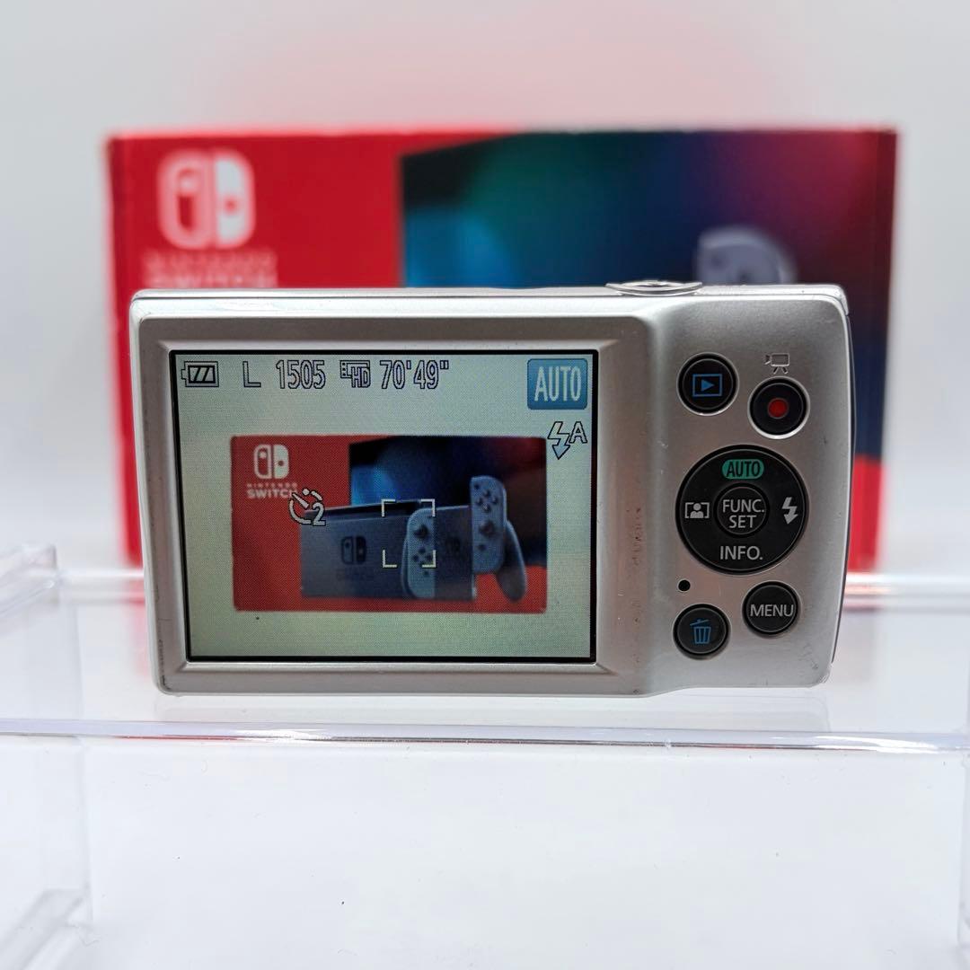 【動作品】Canon IXY 180 シルバー コンパクトデジタルカメラ