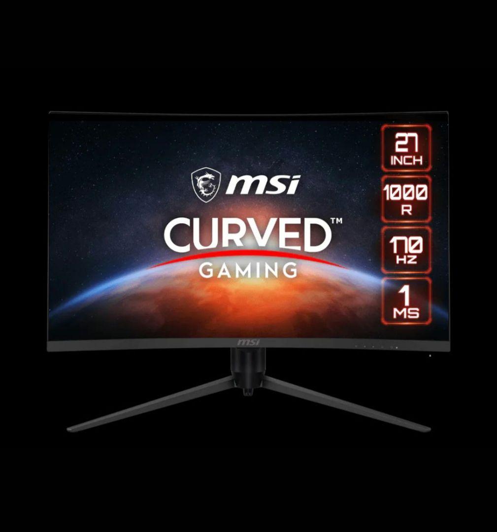 MSI G271CQP E2 湾曲　+アーム、キーボード、マウス、パッド付き