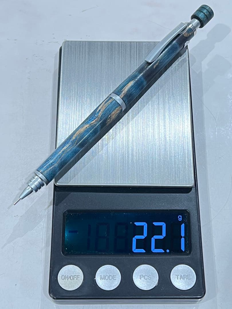 S20 0.5mm +スタビライズドウッド(キルトメイプル)+ノックボタン