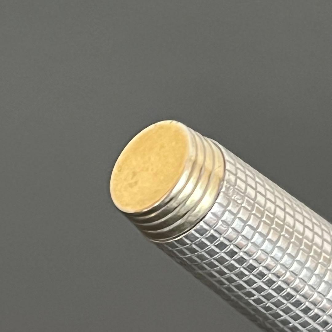 PARKER 75 スターリングシルバー フラットトップ 万年筆 14K シズレ