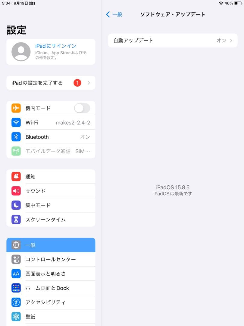 Apple iPad Air 2 64GB Wi-Fi+Cellularモデル